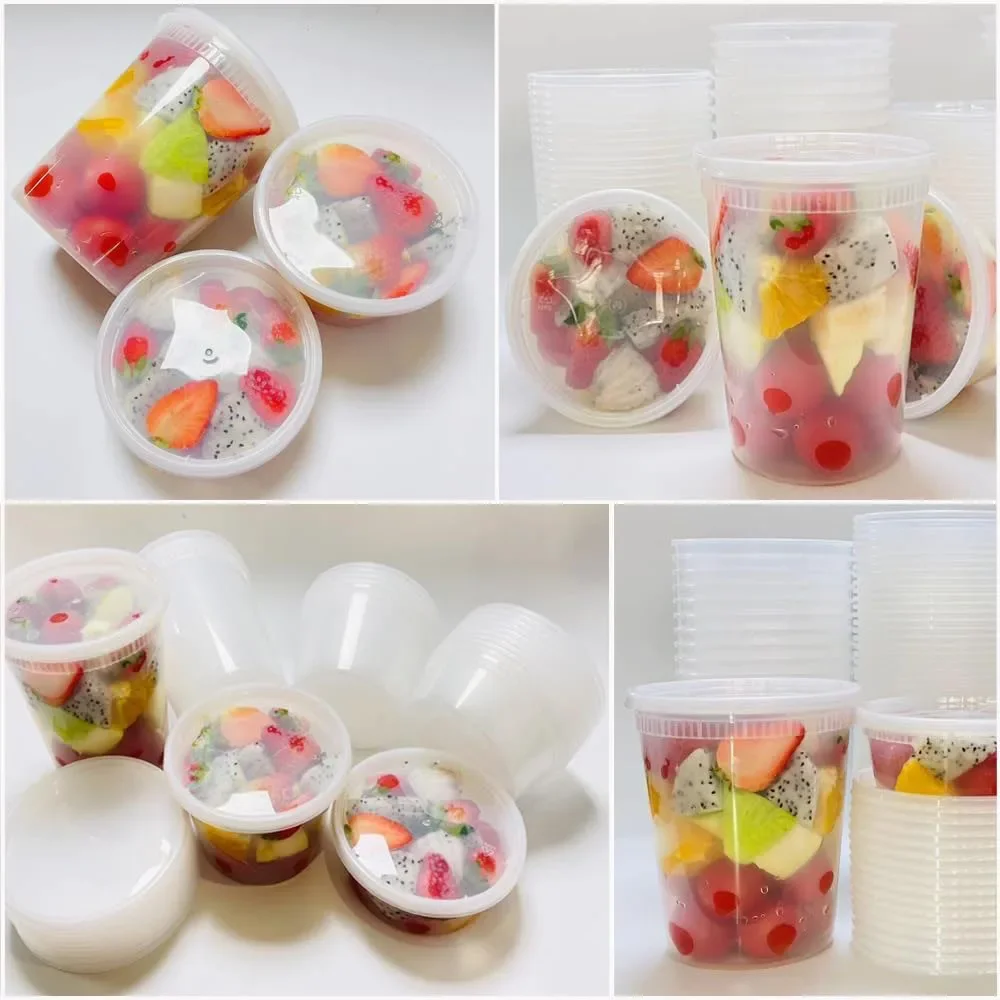 プラスチック製食品保存容器,蓋付き,冷凍庫,BPAフリー,2 - Food Storage Meals のレビューと価格
